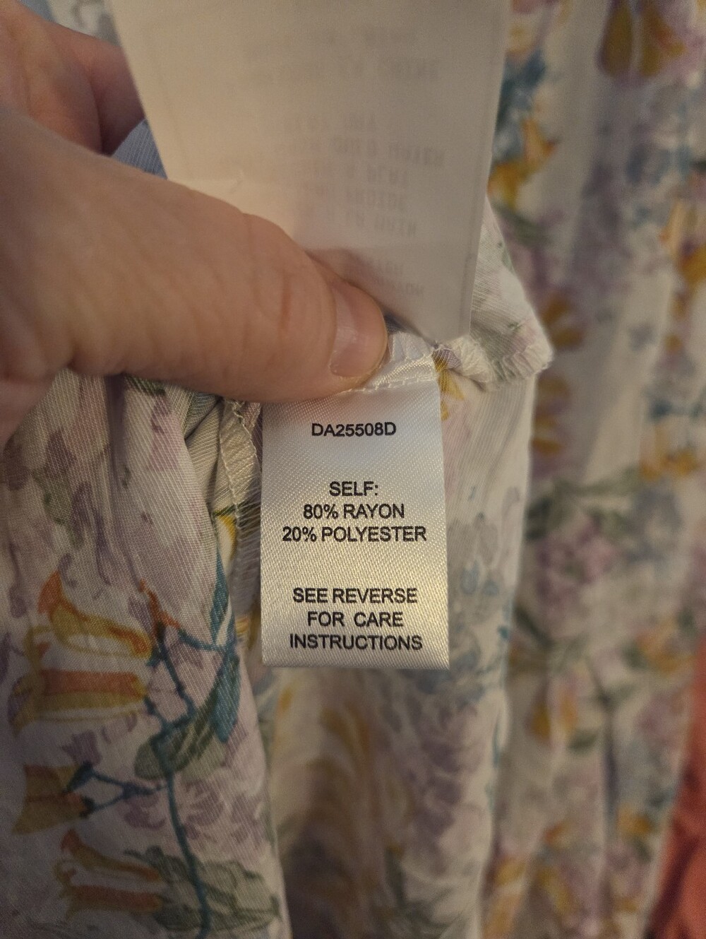 NWT Aakaa Floral Strapless Maxi Dress Size L - Picture 6 of 8